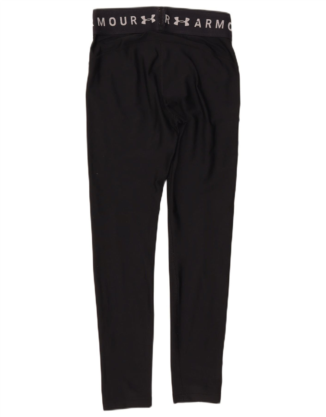 UNDER ARMOUR Damen Heat Gear Graphic Leggings UK 12 Medium Schwarz