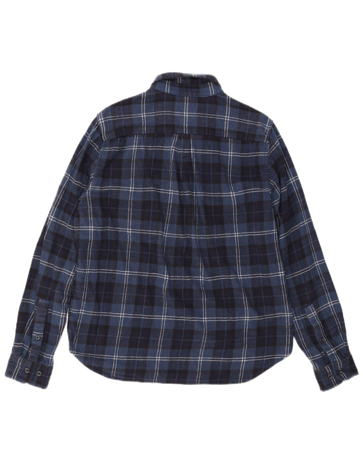 Eddie Bauer Herren-Flanellhemd, groß, marineblau, kariert, Baumwolle