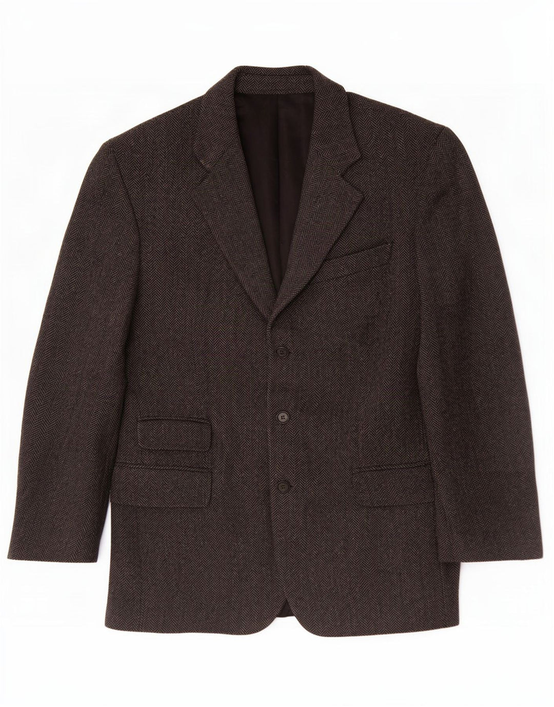 Vintage Herren 3-Knopf-Blazerjacke UK 38 Mittelgrau