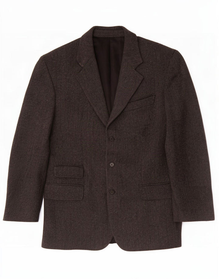 Vintage Herren 3-Knopf-Blazerjacke UK 38 Mittelgrau
