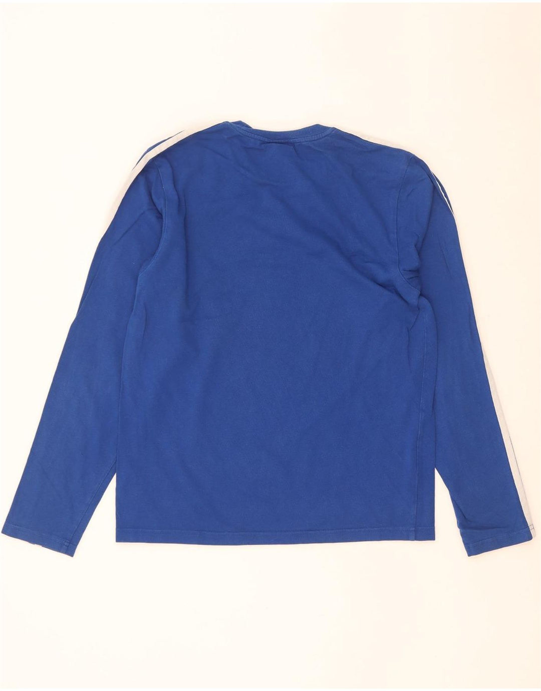 Adidas Herren Graphic Top Langarm Small Blau Baumwolle