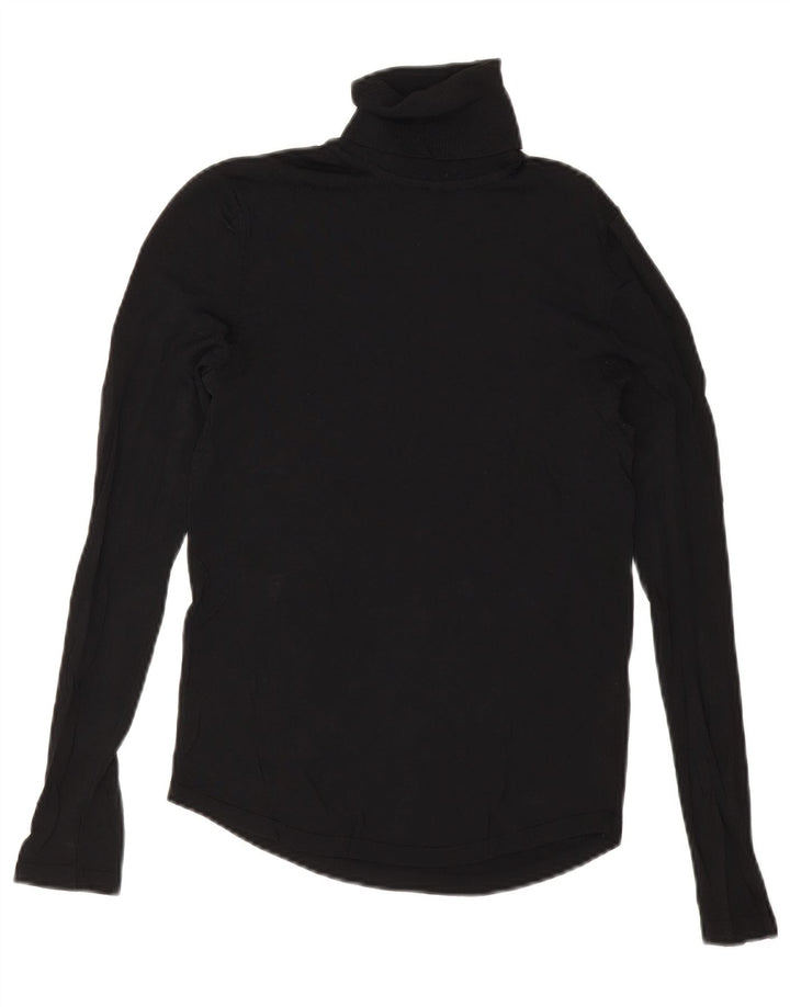 Zara Damen-Pullover mit Rollkragen, Gr. 10, Größe S, Schwarz, Viskose