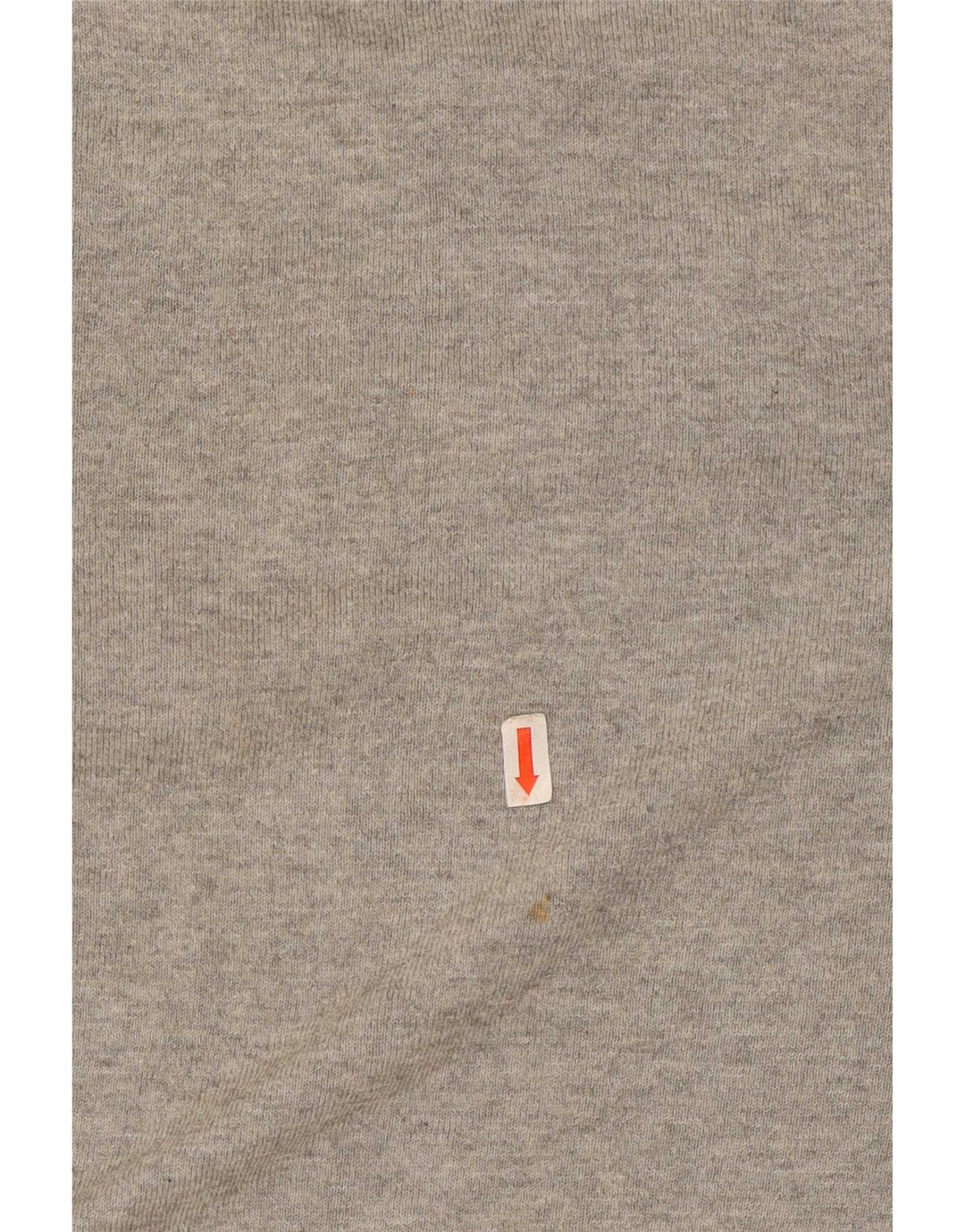 Zara Herren-Pullover mit Rundhalsausschnitt, mittelgraue Seide