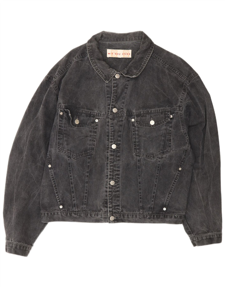 Wit Boy Herren Jeansjacke UK 44 2XL Grau