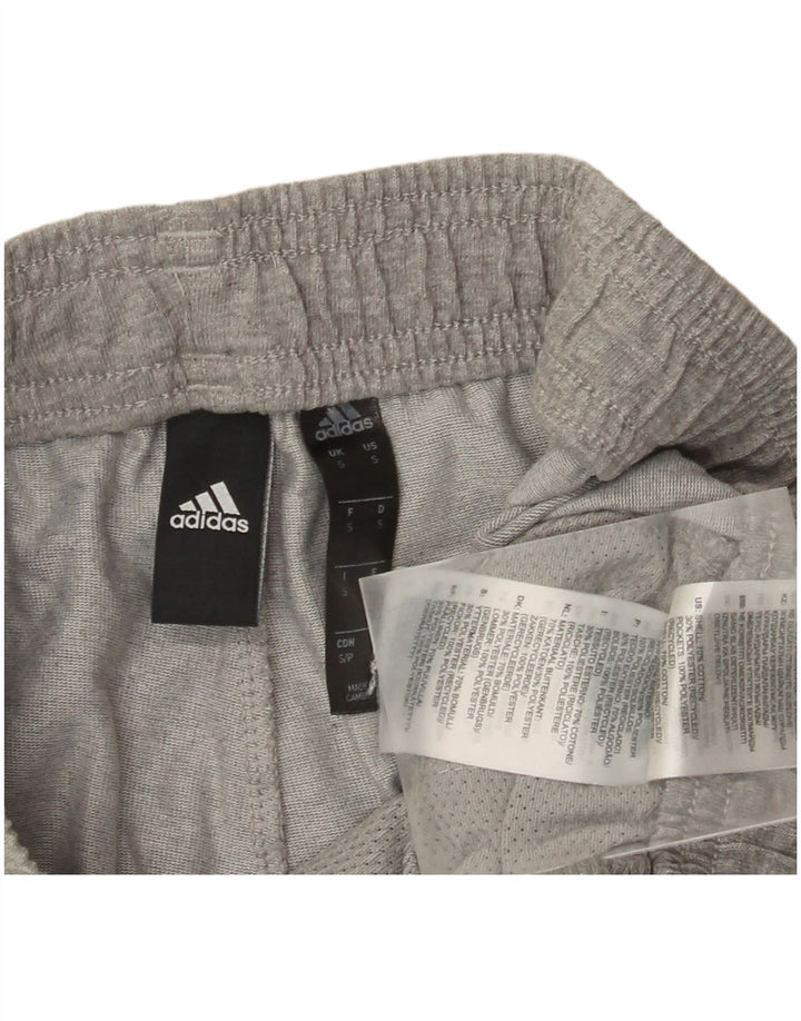 Adidas Herren-Trainingshose, Jogginghose, Größe S, Grau, Baumwolle