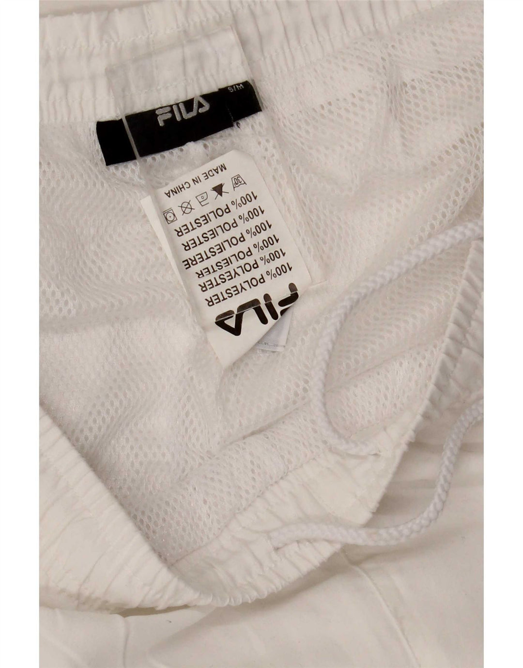 Fila Damen Trainingshose UK 10 Small Weiß Polyester