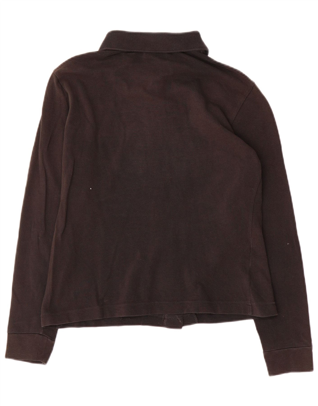 Lacoste Damen-Hemdbluse, Größe 38, mittlere schwarze Baumwolle