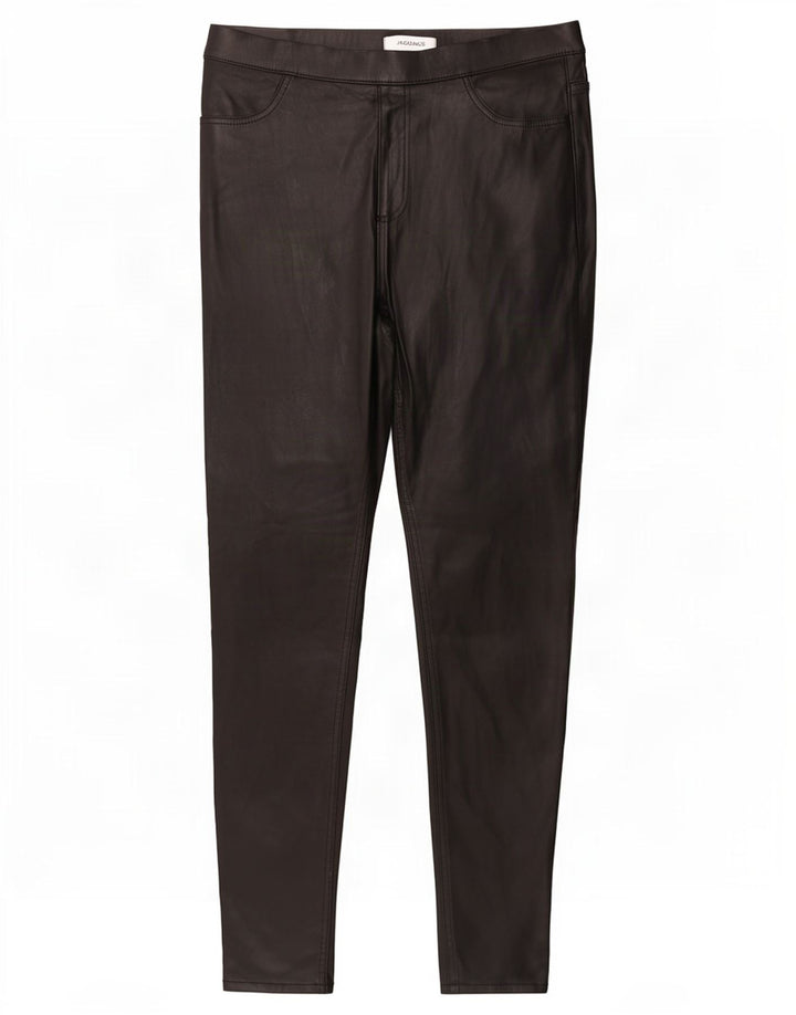 Marks & Spencer Damen Leggings UK 14 Large Schwarze Viskose