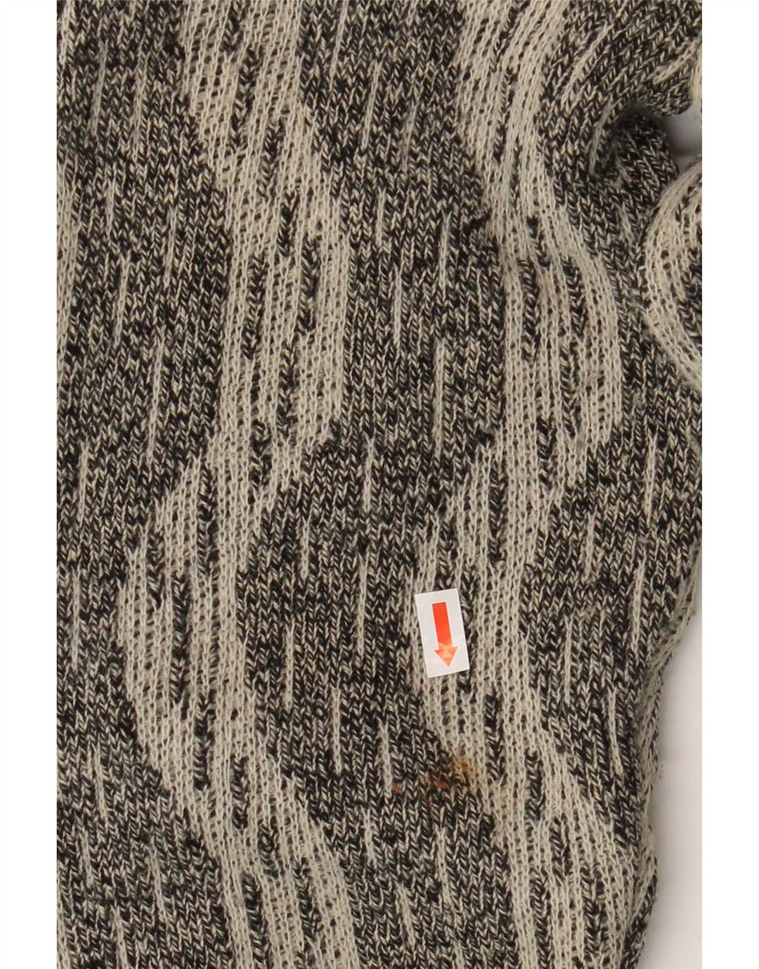 De Pletrl Herren-Strickjacke IT 50 mittelgraue Chevron-Wolle