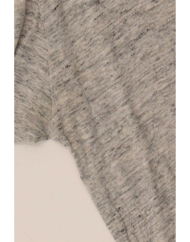 Massimo Dutti Damen Top Langarm UK 12 Mittelgrau meliert