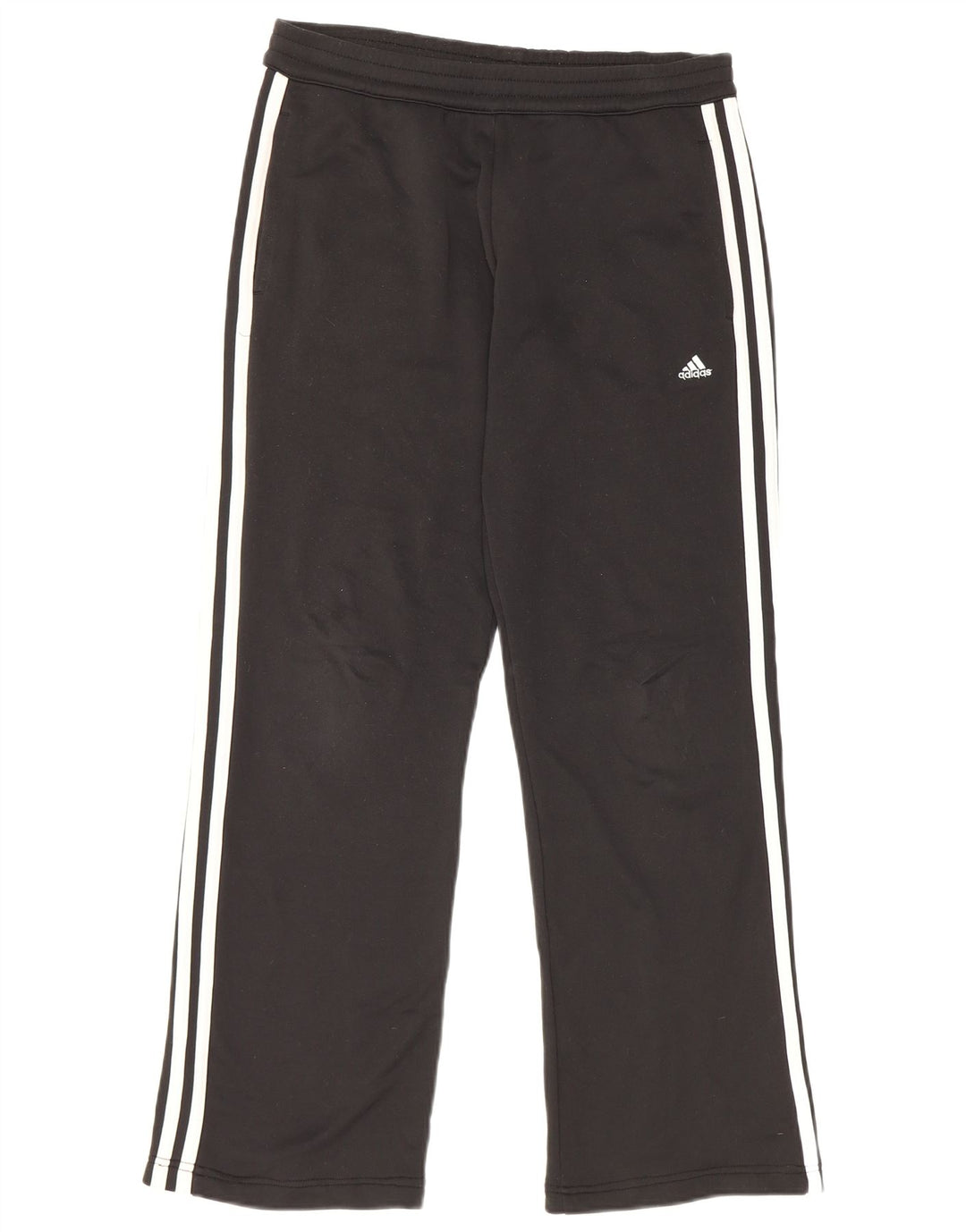 Adidas Damen Trainingshose UK 10 Small Schwarz Polyester