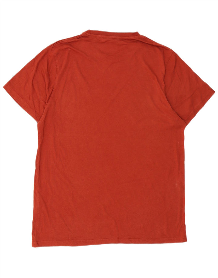MOUNTAIN WAREHOUSE Herren-Grafik-T-Shirt aus mittelroter Baumwolle