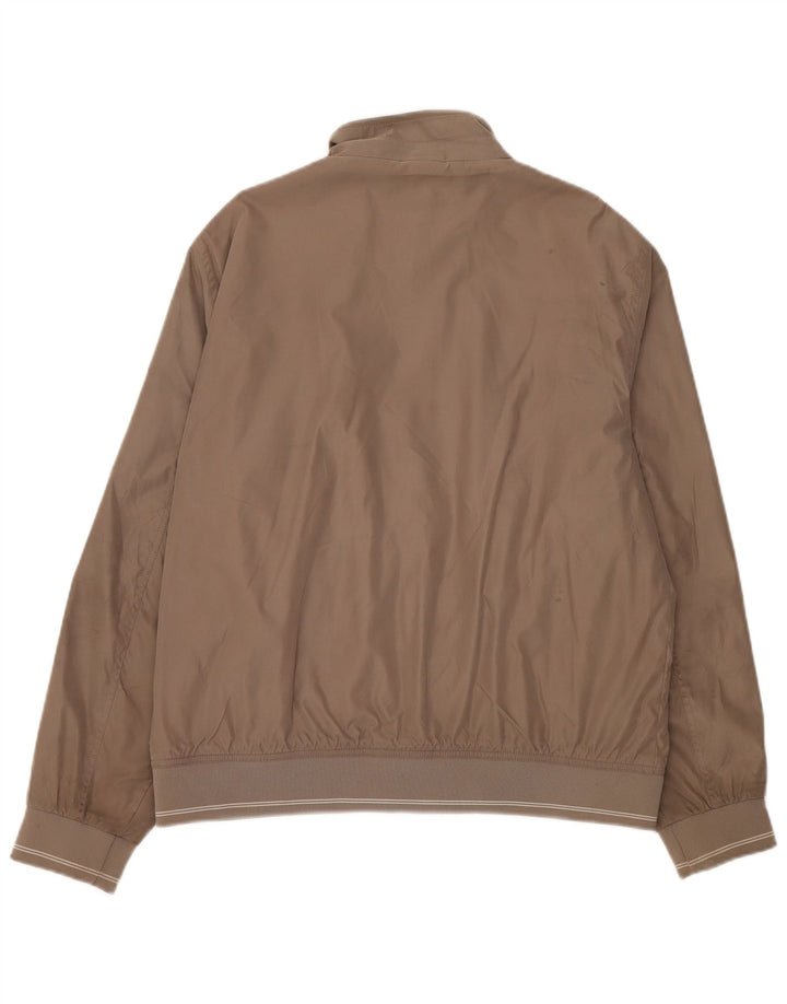 Marks & Spencer Herren Bomberjacke UK 40 Large Braun Polyester