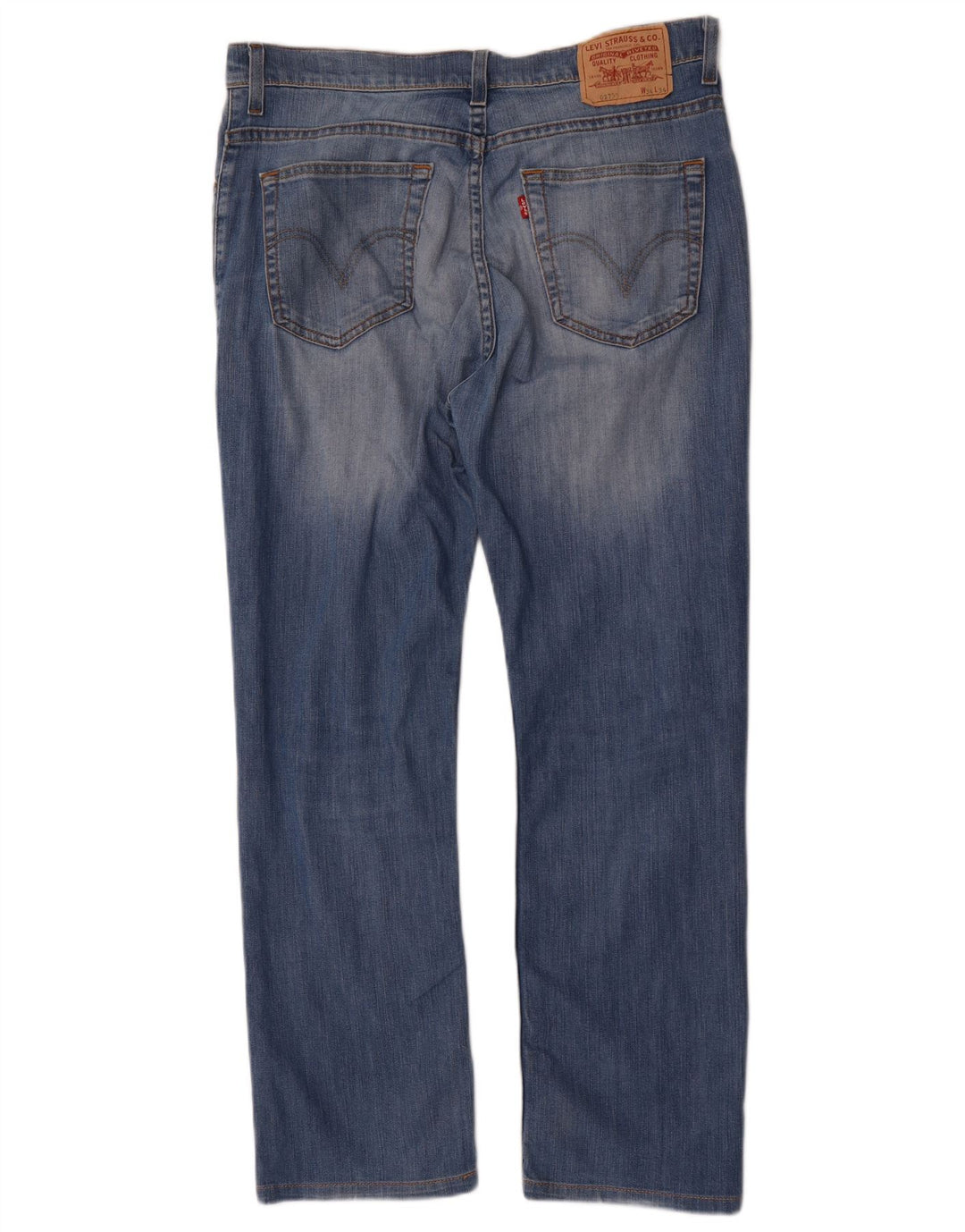 Levi's Herren Straight Jeans W34 L28 Blaue Baumwolle