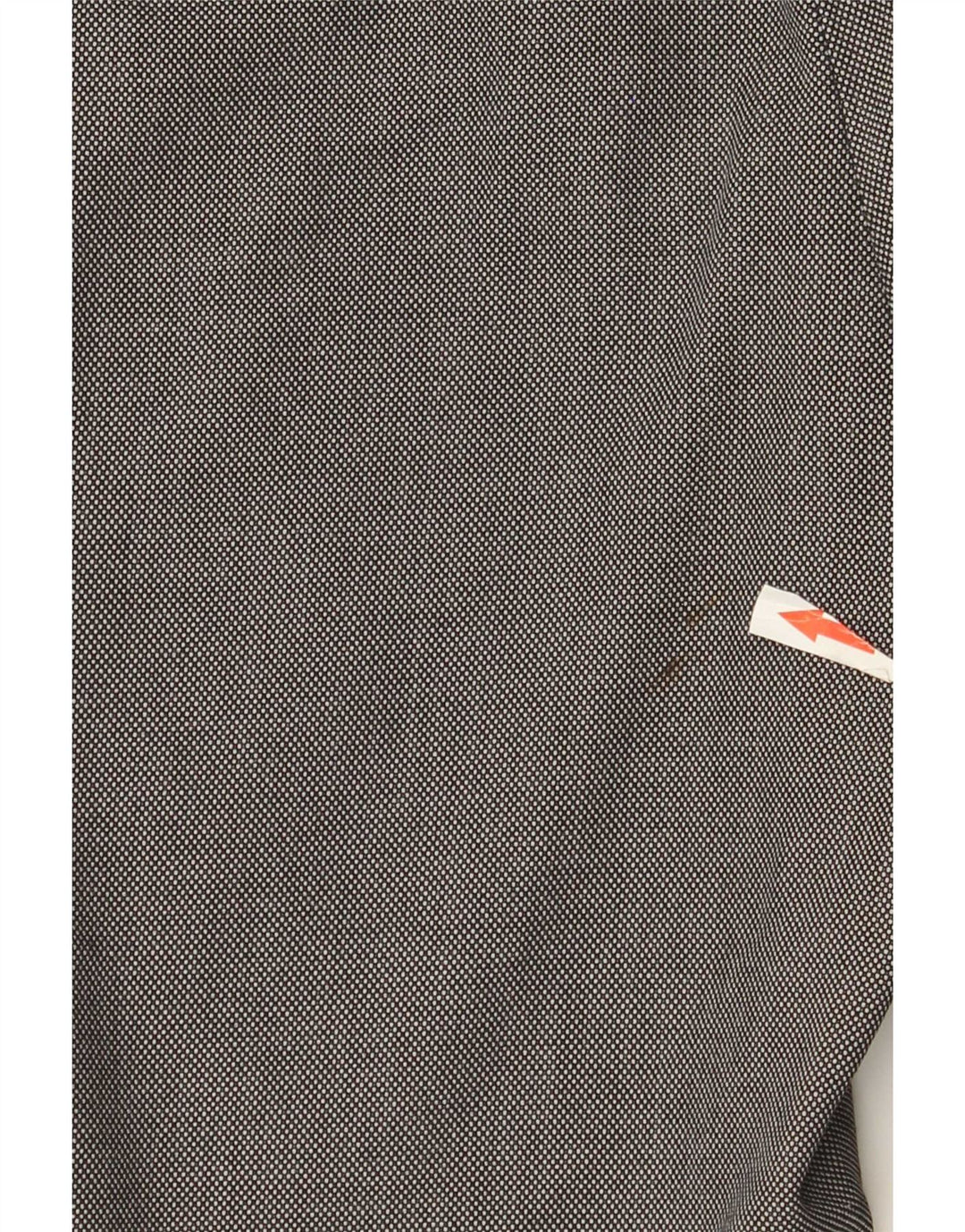 Zara Damen Bootcut Chino Hose EU 40 Medium W30 L32 Grau gepunktet