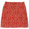 Murphy & Nye Damen Minirock W27 Small Red Floral Cotton