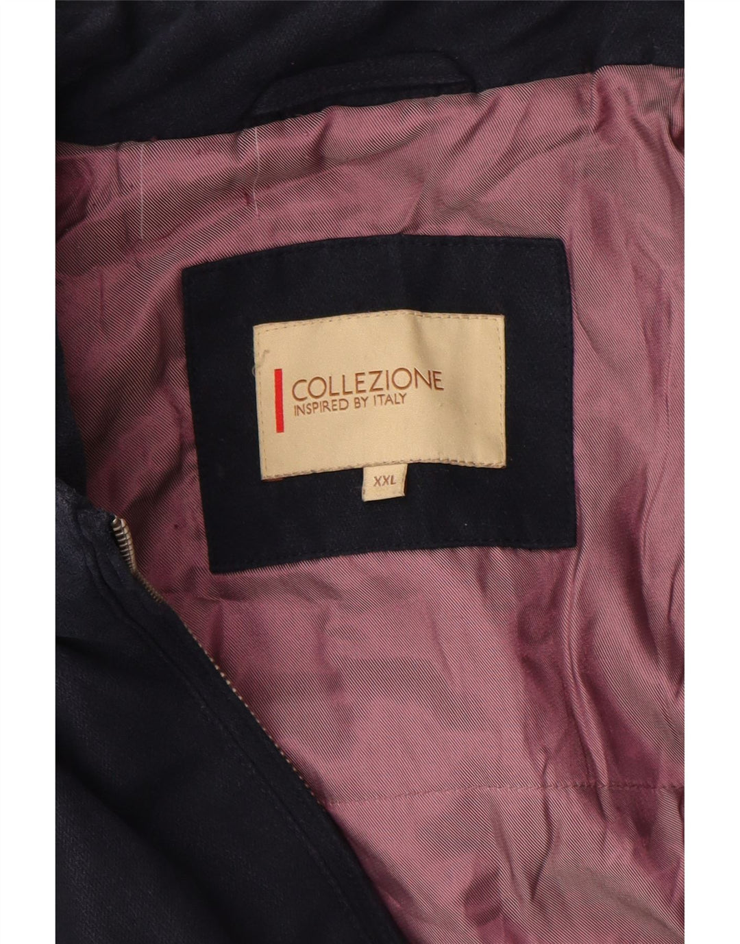 Vintage Herren Bomberjacke UK 44 2XL Marineblau