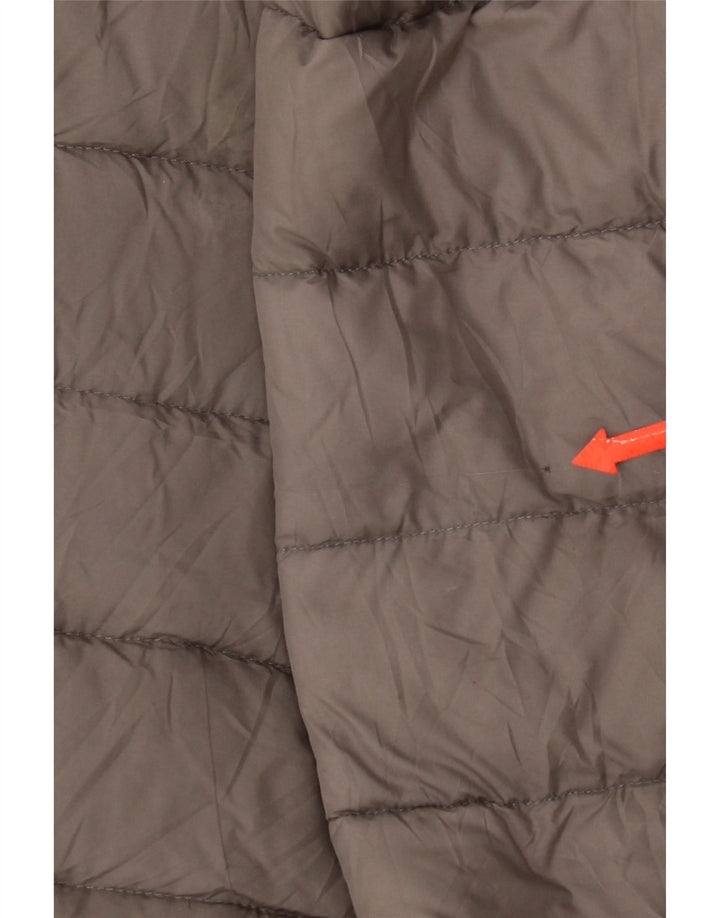 Colmar Damen Wattierte Jacke mit Kapuze IT 44 Mittelgraues Polyester