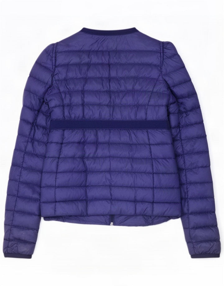 Moncler Wattierte Jacke für Mädchen, 13–14 Jahre, Marineblau, Polyamid