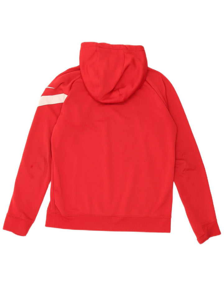 Nike Dri Fit Kapuzenpullover für Jungen, 12–13 Jahre, groß, rotes Polyester