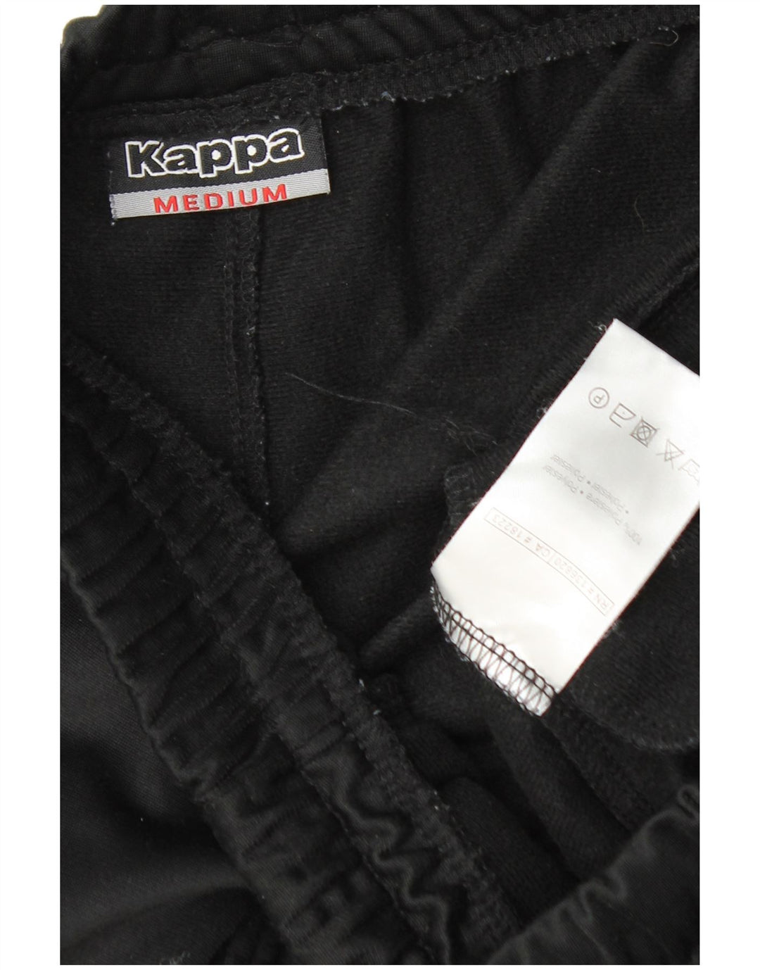 Kappa Herren-Trainingshose, Jogginghose, Mittelschwarz, Polyester