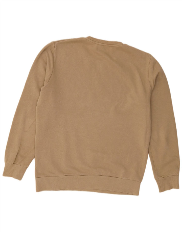 Jack & Jones Herren-Sweatshirt mit Grafik, reguläre Passform, groß, braune Baumwolle