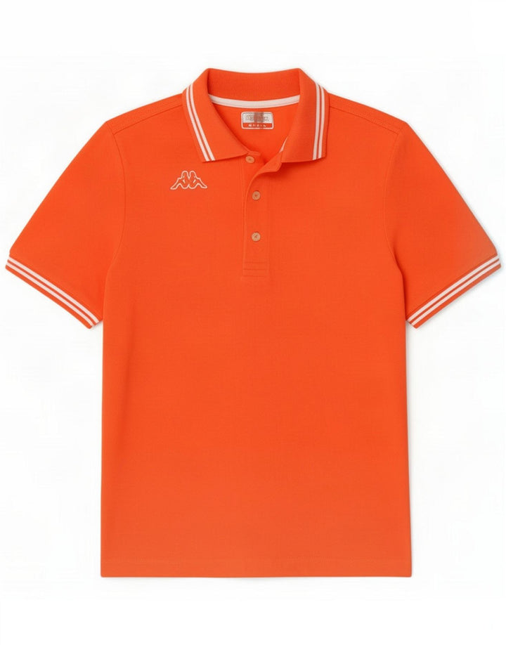 Kappa Herren Poloshirt Small Orange Cotton