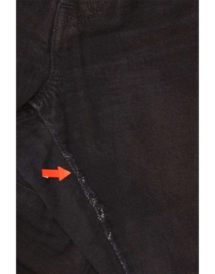 Levi's Herren 501 Straight Jeans W29 L28 Schwarze Baumwolle