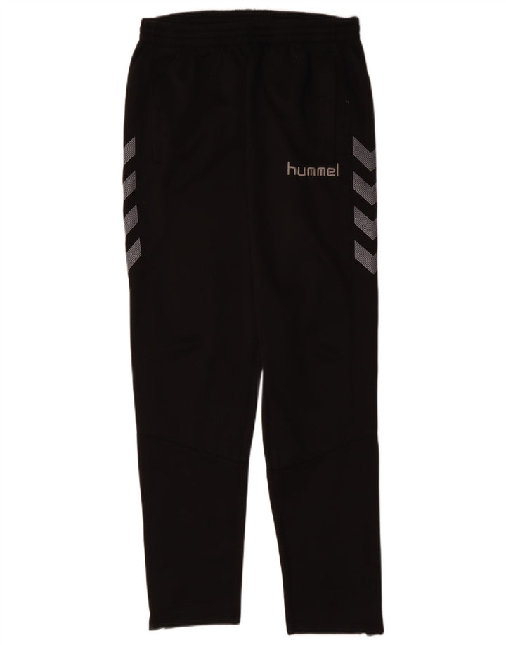 HUMMEL Herren-Trainingshose mit Grafik, mittelschwarzes Polyester