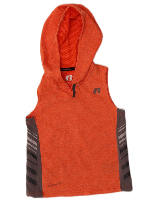 Russell Athletic Dri-Power Kapuzenpullover für Mädchen, 4–5 Jahre, XS, Orange
