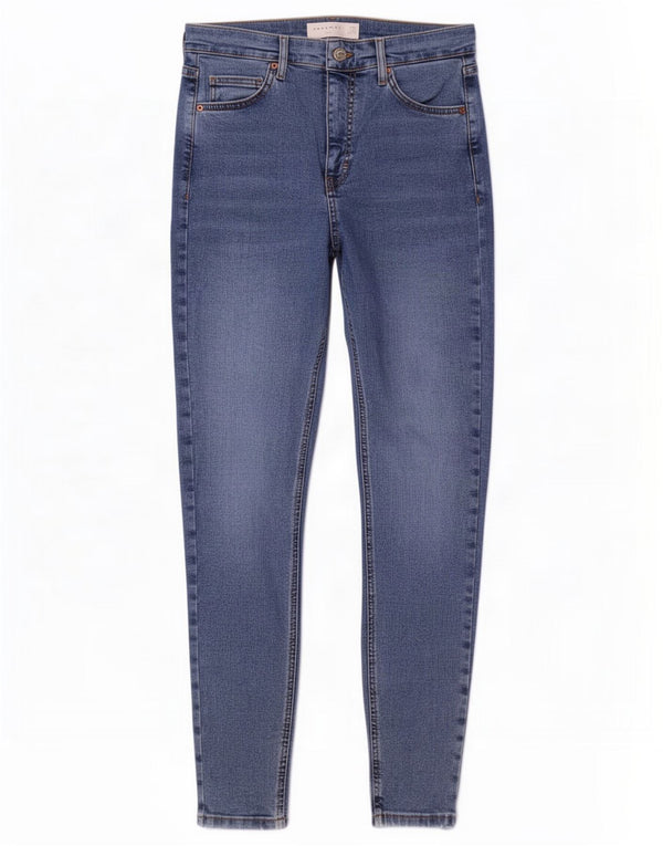 Topshop Damen Jamie Skinny Jeans W29 L28 Blaue Baumwolle