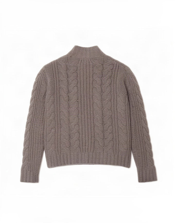 Gap Herren-Pullover mit Knopfkragen, XL, graue Wolle