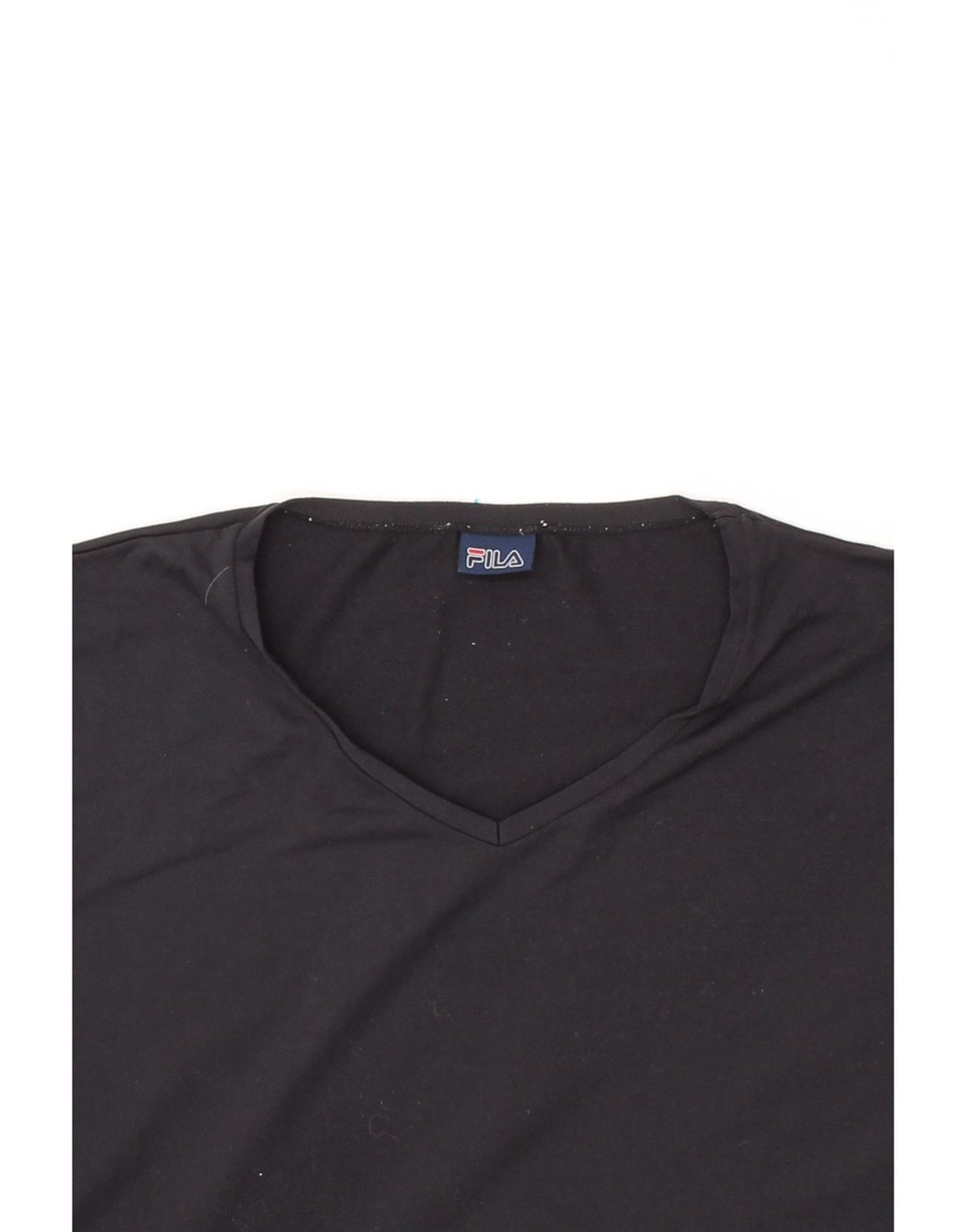 FILA Mens T-Shirt Top Large Black Vintage Fila and Second-Hand Fila from Messina Hembry 