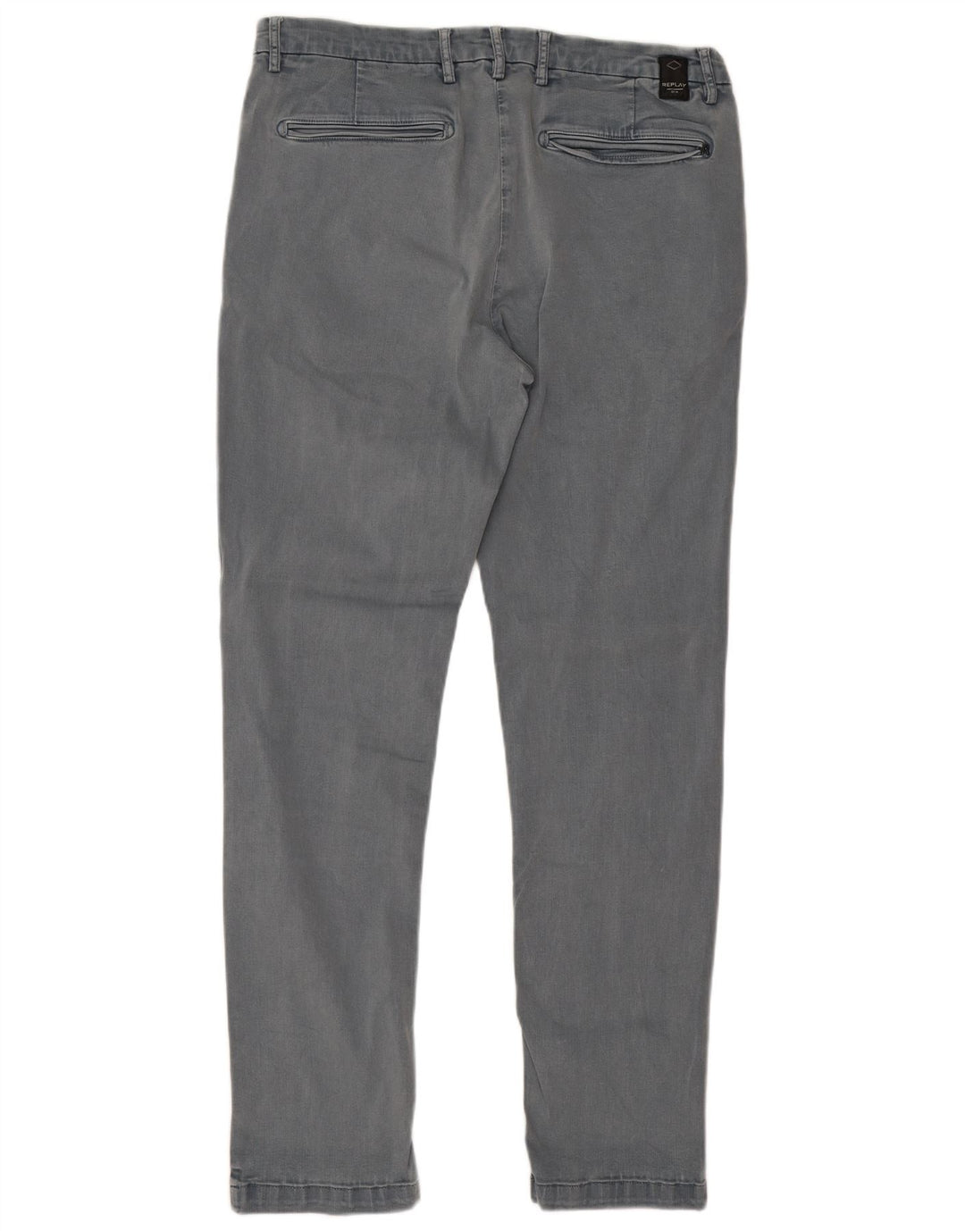 Replay Herren Slim Jeans W34 L32 Graue Baumwolle