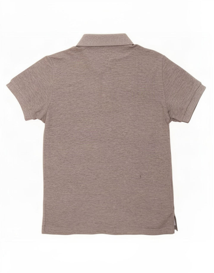 Benetton Herren Poloshirt Small Grau