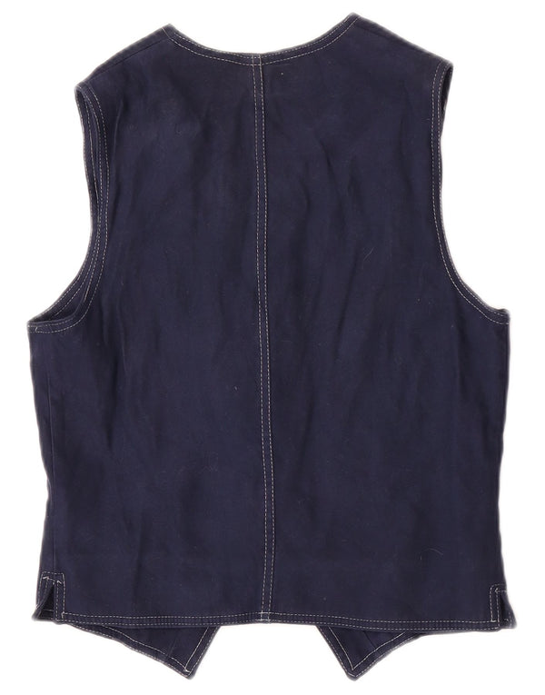Okay Damen Weste UK 12 Medium Marineblau Polyester