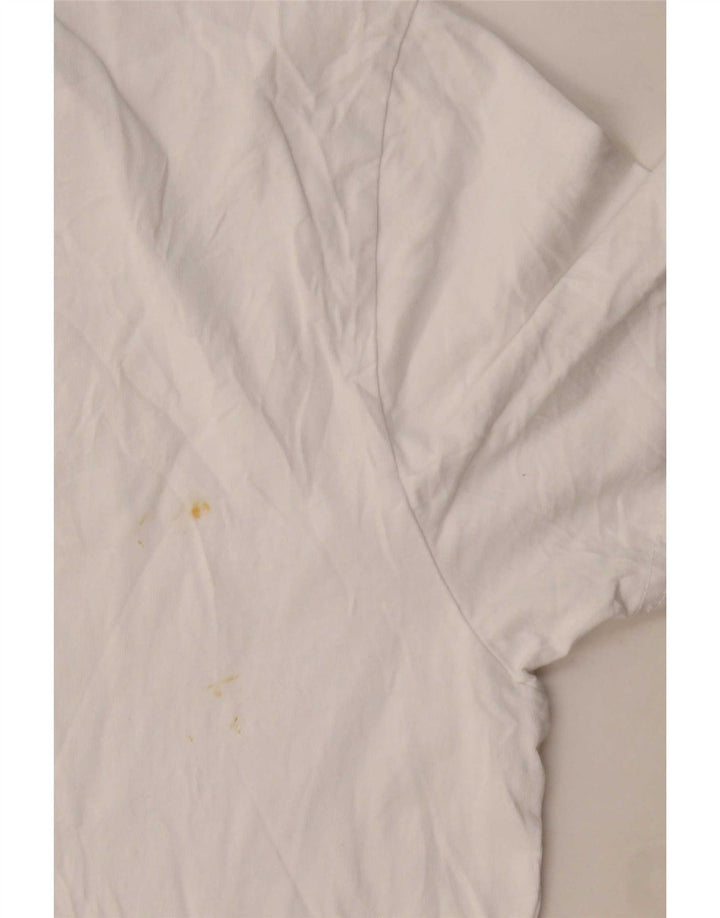 Diesel Herren T-Shirt Top Große weiße Baumwolle