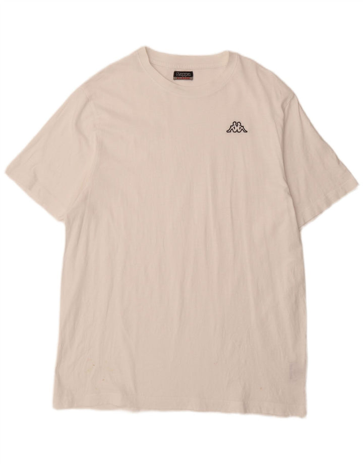 KAPPA Herren T-Shirt Top XL Weiße Baumwolle