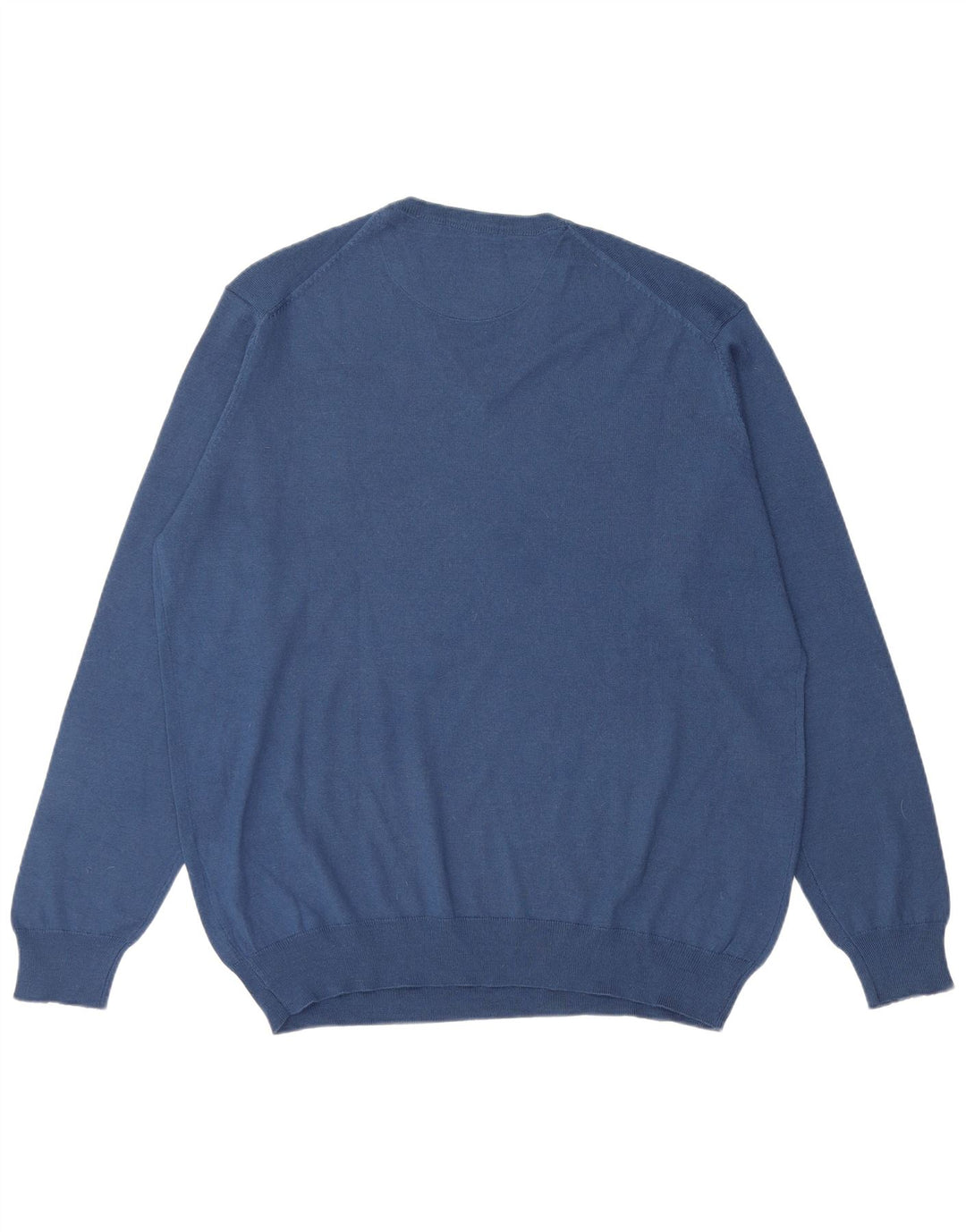 Carrera Herren-Pullover mit V-Ausschnitt, 2XL, blaue Wolle