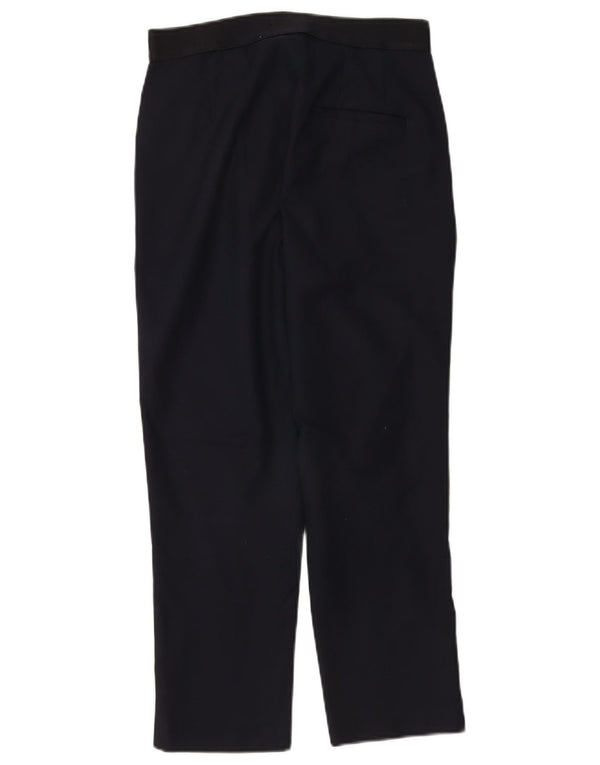 Marks & Spencer Damen Crop Chino Hose UK 8 Small W26 L24 Marineblau