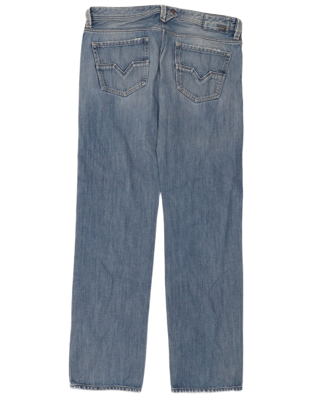 Diesel Herren Larkee Straight Jeans W36 L34 Blaue Baumwolle