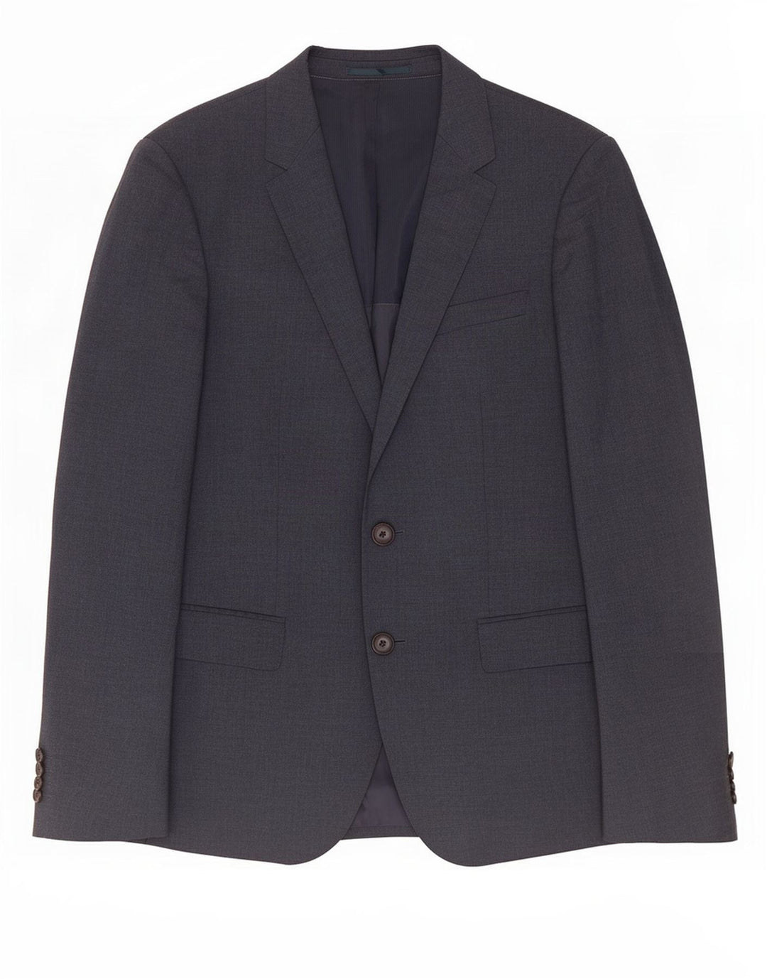 Hugo Boss Herren-Blazer mit 2 Knöpfen, EU 48, mittelmarineblaue Wolle