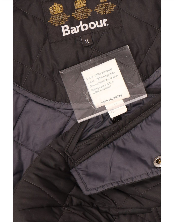 BARBOUR Herren Steppjacke UK 42 XL Schwarz Polyester