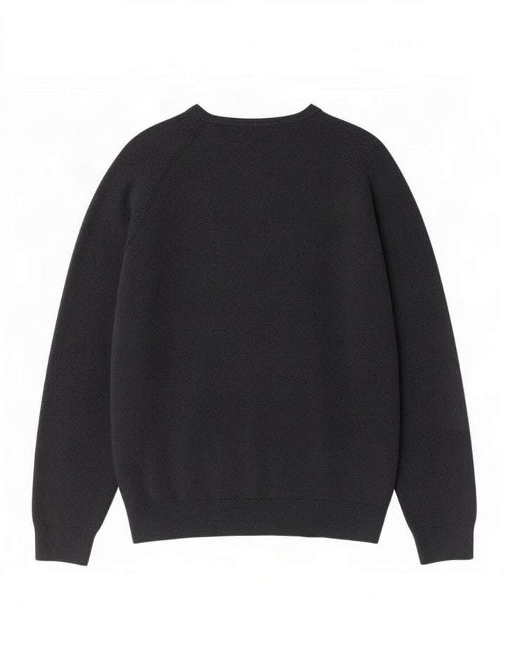 Marks & Spencer Herren-Pullover mit V-Ausschnitt, Mittelblau, Acryl