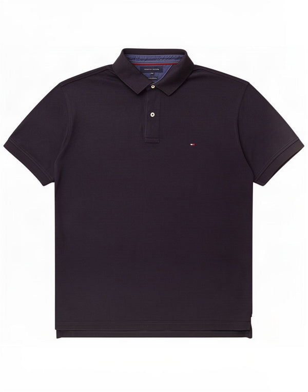 Tommy Hilfiger Herren Poloshirt 2XL Marineblau Baumwolle