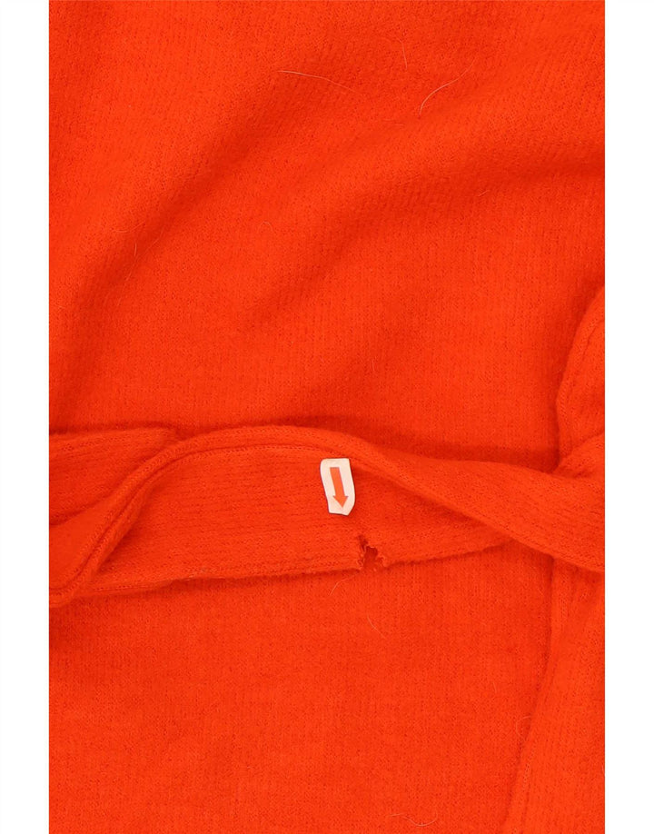 Zara Damen-Pullover mit Rollkragen, übergroß, Gr. 10, Größe S, Orange