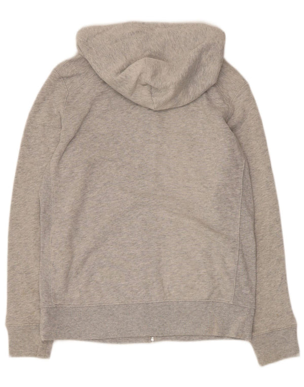Levi's Damen-Kapuzenpullover mit grafischem Reißverschluss, UK 6 XS, graue Baumwolle