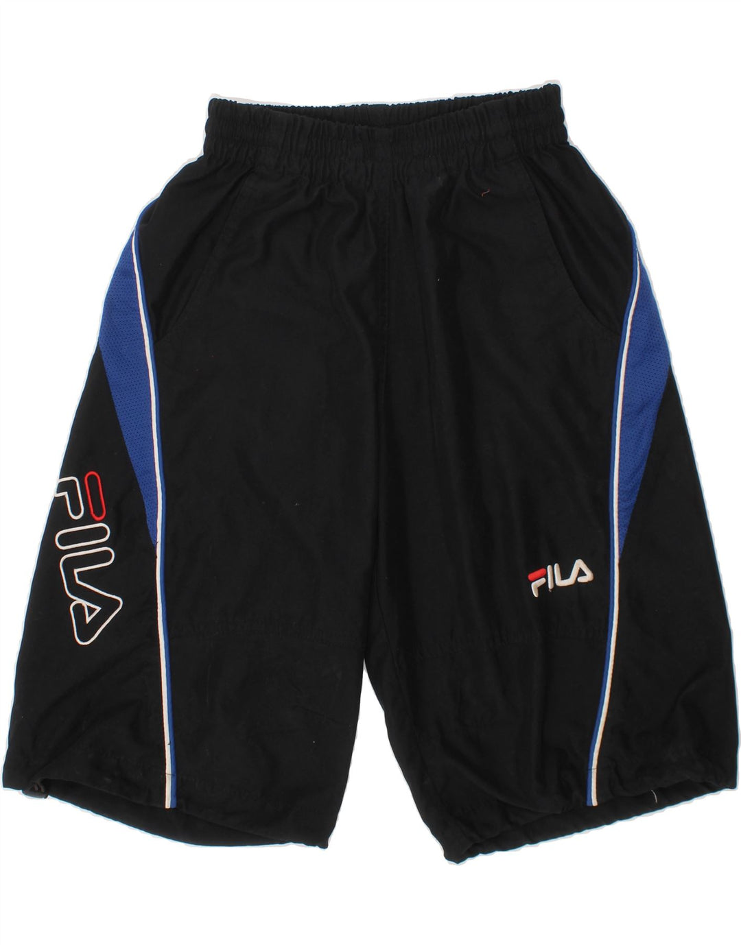 FILA Boys Sport Shorts 5-6 Years Black Colourblock Polyester Vintage Fila and Second-Hand Fila from Messina Hembry 
