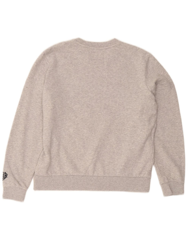 Superdry Damen-Sweatshirt mit Grafik-Übergröße, Gr. 10, Größe S, Grau, Baumwolle