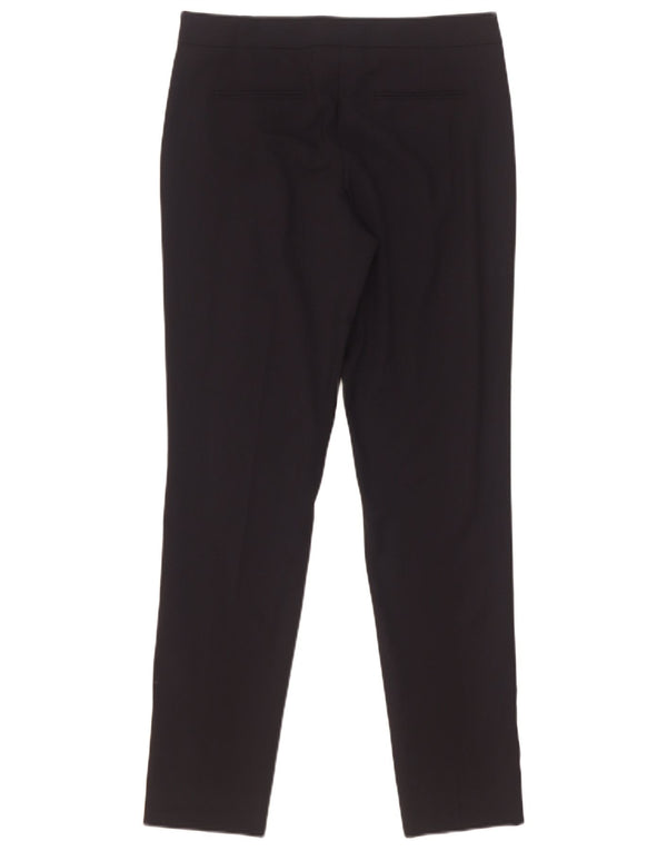 Armani Damen Slim Freizeithose IT 38 XS W28 L29 Schwarze Wolle